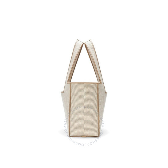 【LOEWE】 Font Small jacquard canvas shopper(送料込み) Loewe Font Small jacquard canvas shopper in beige - Loewe