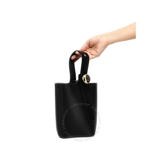 Loewe Pebble Mini Buckle Bag- Black AANBBBMX011100