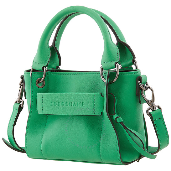 Longchamp 3D XS Handbag Green - Leather 10254HCV129