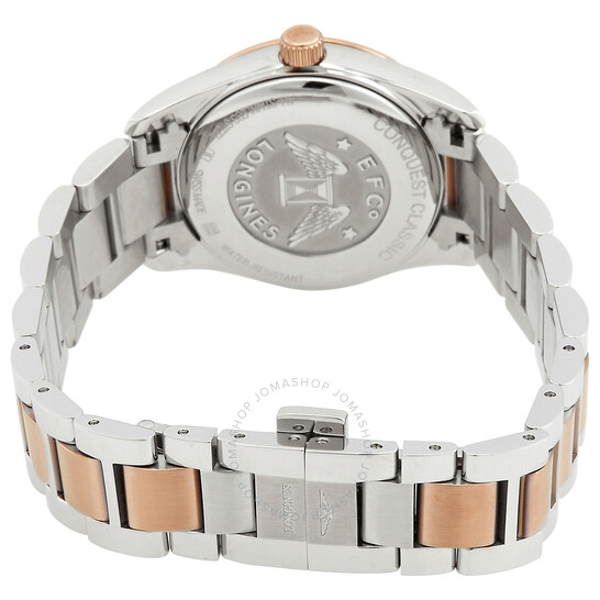 Longines Conquest Classic Quartz Diamond White Mother of