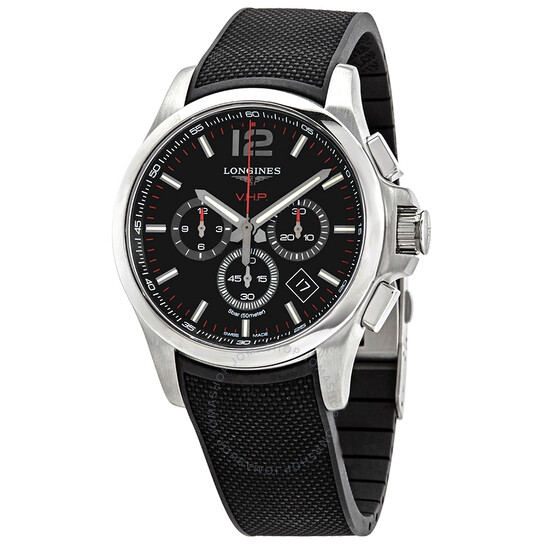 Longines Conquest V.H.P. Perpetual Chronograph Quartz Black