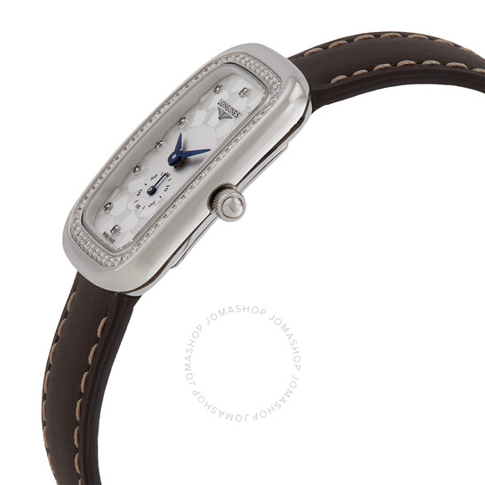 LONGINES(ロンジン)Equestrian Collection Diamond Ladies Watch Longines Equestrian Quartz Diamond Silver Dial Ladies Watch