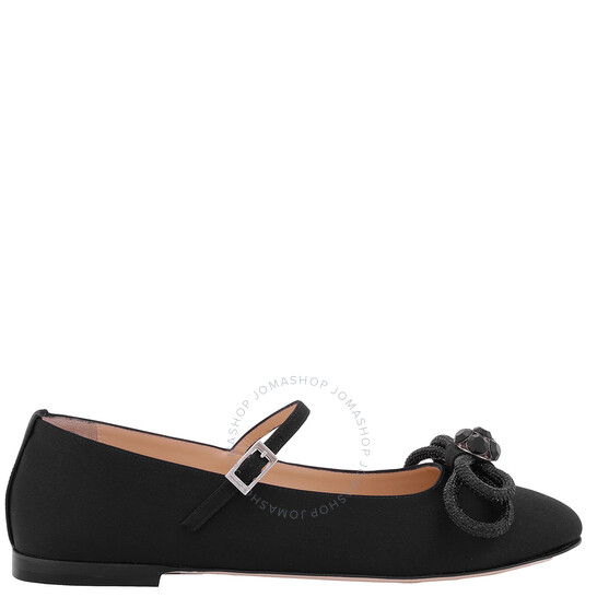 フラットシューズ MACH & MACH Ballerina 'Double Bow' (PF24S0741010PAT BLK) MACH&MACH - Double Bow ballerinas | Leam Roma - Luxury