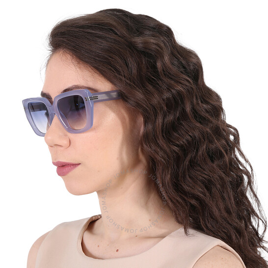 Marc Jacobs スクエアフレムサンクラス MJ1051S 05LHA Marc Jacobs Blue Shaded Butterfly Ladies Sunglasses MJ 1051