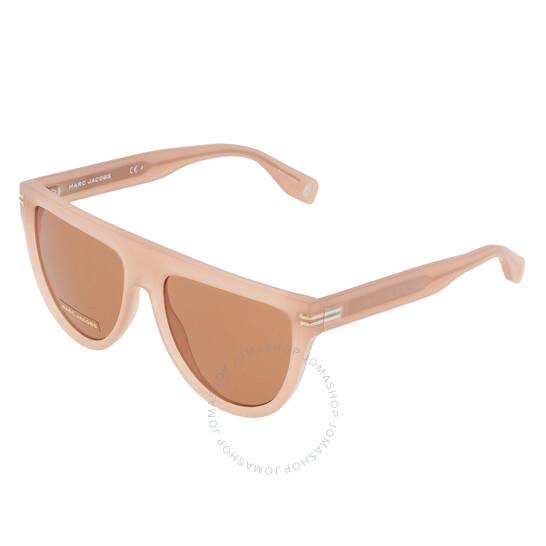 Marc Jacobs ラウントフレムサンクラス MJ1069S 4C3JL Marc Jacobs Brown SS Gold Browline Ladies Sunglasses MJ 1069