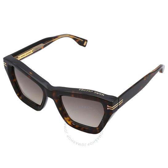 Marc Jacobs キャットアイフレムサンクラス MJ1001S QGL Marc Jacobs Brown Gradient Cat Eye Ladies Sunglasses MJ 1001