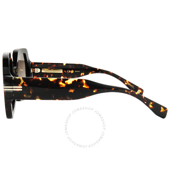 Marc Jacobs Brown Gradient Hexagonal Ladies Sunglasses MJ