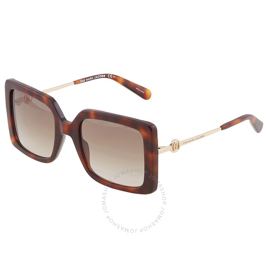 Marc Jacobs スクエアフレムサンクラス MARC579S 92Y Marc Jacobs Blue Square Ladies Sunglasses MARC 579/S ZX9/KU