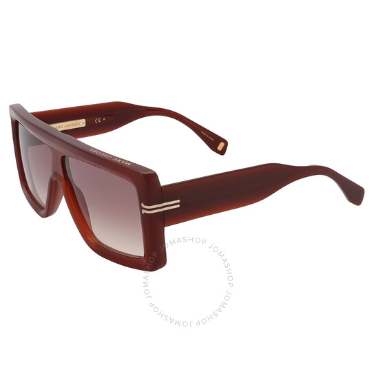 Marc Jacobs スクエアフレムサンクラス MJ1061S FWM70 Marc Jacobs Gradient Brown Square Ladies Sunglasses MJ 1061