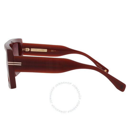 Marc Jacobs Gradient Brown Square Ladies Sunglasses MJ 1061