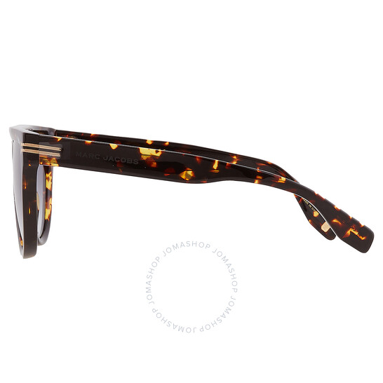Marc Jacobs ラウントフレムサンクラス MJ1069S WR9GB Marc Jacobs Grey Blue Gradient Browline Ladies Sunglasses MJ