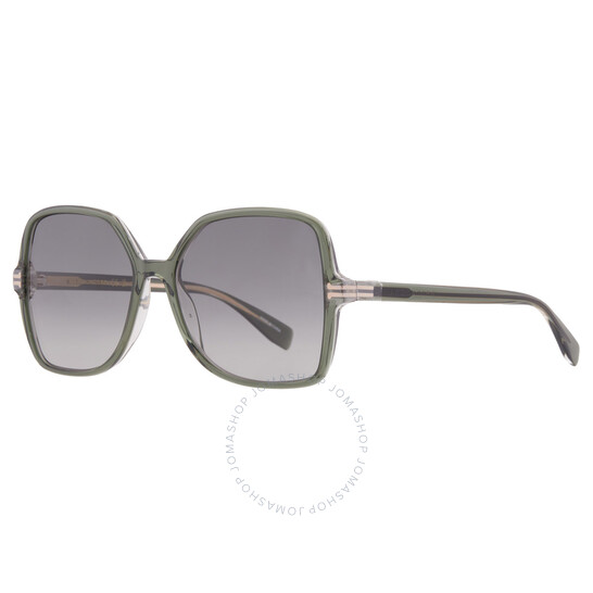 Marc Jacobs ヘキサコナルフレムサンクラス MJ1005S 0019O Marc Jacobs Grey Gradient Butterfly Ladies Sunglasses MJ