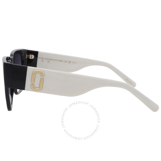 Marc Jacobs Grey Shaded Rectangular Ladies Sunglasses MARC