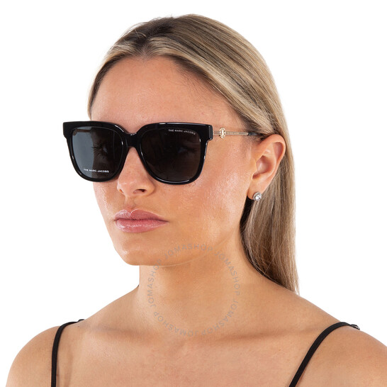 Marc Jacobs Grey Square Ladies Sunglasses MARC 580/S 0807/IR