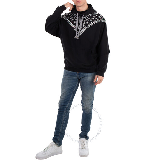 MARCELO BURLON｜SWEATSHIRTS (CMBA009F23FLE001 1030) Marcelo Burlon County Of Milan Wings front zip hoodie