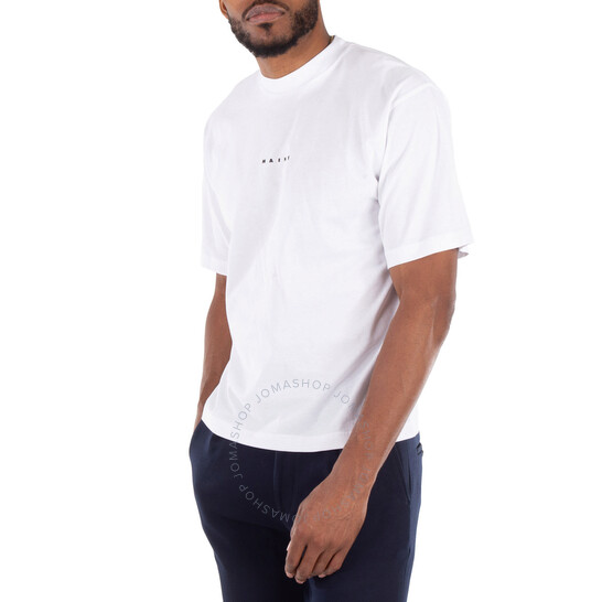 ★MARNI★ Cotton Short Sleeve T-Shirt Lily White HUMU0198X1U MARNI T-Shirt (Lily White) – CNCPTS