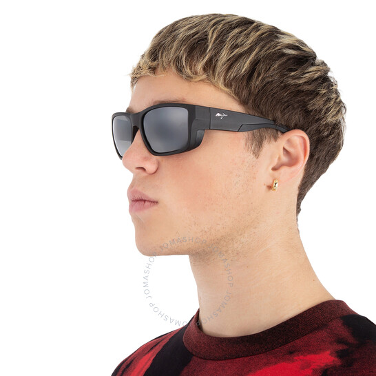 サングラス Maui Jim Maui Jim - AMBERJACK - grey amberjack matte blac Amberjack Polarized Sunglasses | Maui Jim®