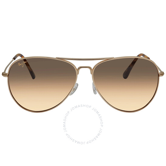 Maui Jim Mavericks HCL Bronze Pilot Unisex Sunglasses HS264