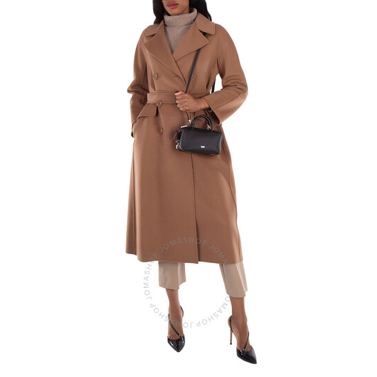 【送料&関税込】Max Mara Double-breasted Belted Coat Max Mara Max Mara Studio Double-Breasted Belted Coat