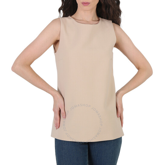 Max Mara Ladies Albino Vals Sleeveless Crepe Top, Brand Size