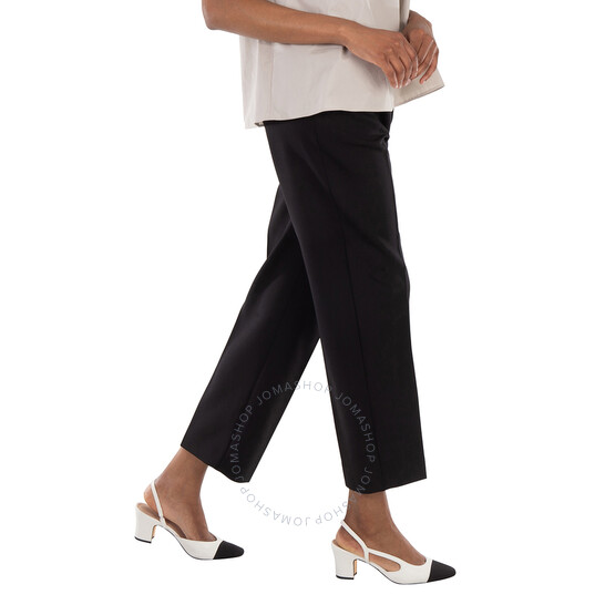 【関税＆送料込み】Max Mara Verbano Slim-Fit Stretch-Wool T Max Mara Verbano Stretch-Wool Trousers, Brand Size 38 ( US