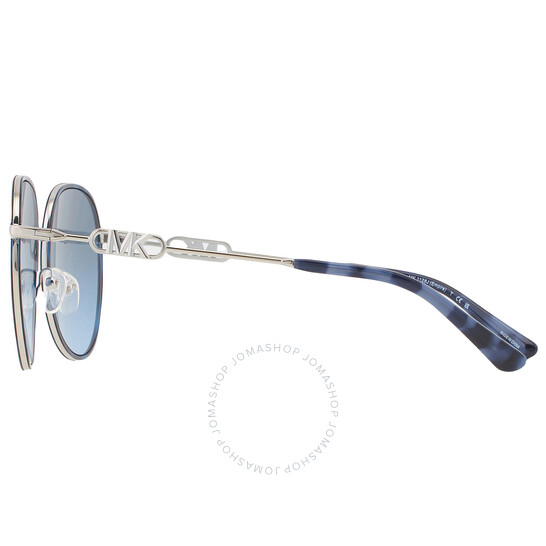 Michael Kors Empire Navy Gradient Aviator Ladies Sunglasses