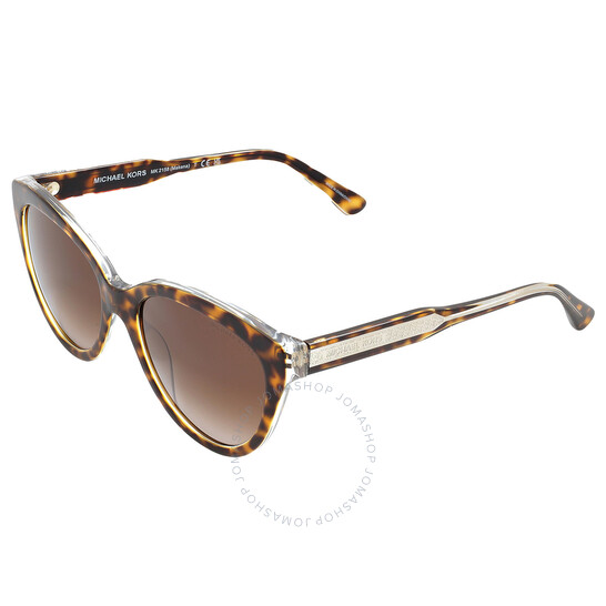 Michael Kors Makena Brown Gradient Cat Eye Ladies Sunglasses