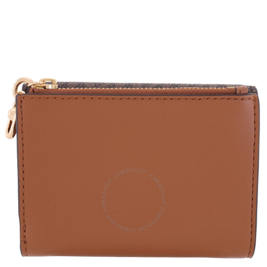 折りたたみ財布 [Michael Kors] Parker Logo Small Wallet - 34F2G7PD8L 001 Michael Kors Signature Logo Parker Medium Tri-Fold Wallet