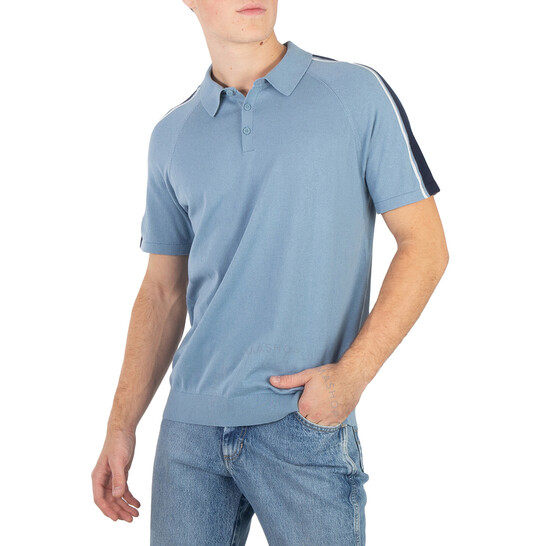 Tシャツ・カットソー Courreges FW24 COTTON POLO (324JPO033 JS01411093) Michael Kors Stripe Polo Shirt, Size Large CU2604D1SX-436