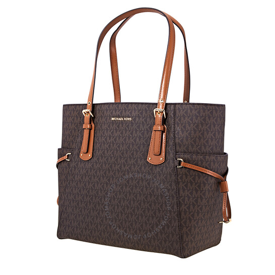 Michael Kors Voyager East West Tote- Brown 30T8GV6T4B-200