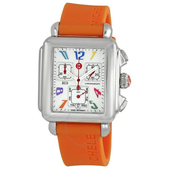 michele deco carousel watch