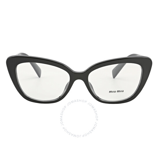 Miu Miu Demo Cat Eye Ladies Eyeglasses MU 05VV 1AB1O1 53