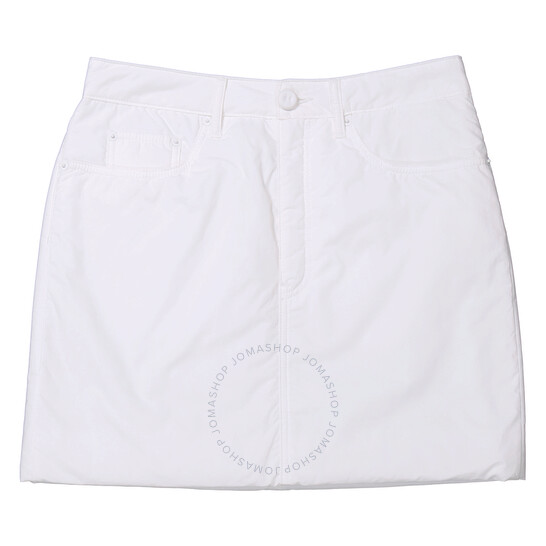 ミニスカート MAISON MARGIELA Women Mini Skirts SI0MA0003 S30561967 WHITE Mm6 Maison Margiela MM6 Ladies White High-rise Short Skirt