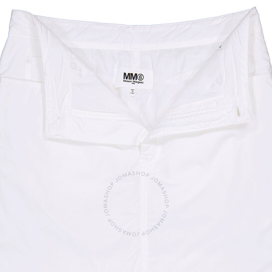 ミニスカート MAISON MARGIELA Women Mini Skirts SI0MA0003 S30561967 WHITE BNWT! Maison Margiela ladies denim wrap midi skirt size 38