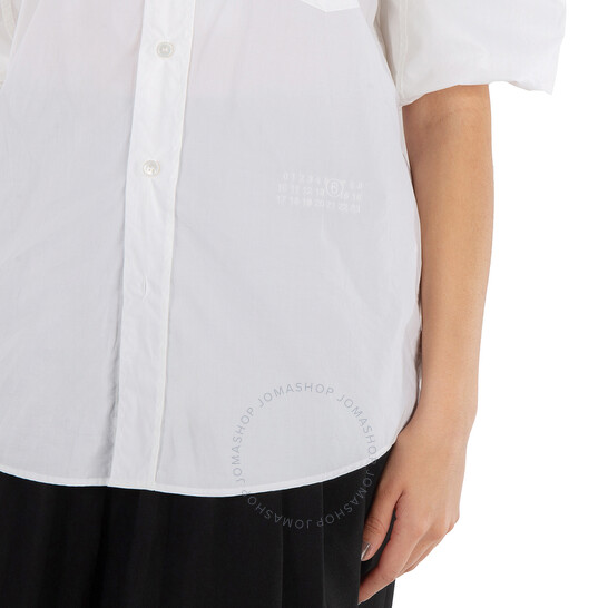 ★MM6 Maison Margiela★ Cotton Short Sleeve T-Shirt White S5 MM6 T-SHIRT | Garmentory