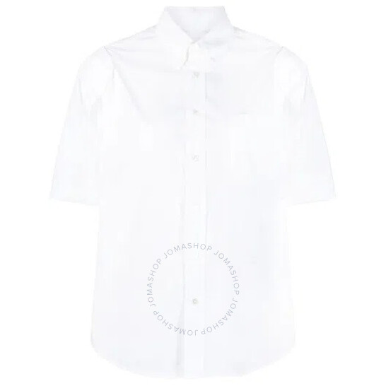 ★MM6 Maison Margiela★ Cotton Short Sleeve T-Shirt White S5 Mm6 Maison Margiela MM6 Maison Margiela Ladies White Short