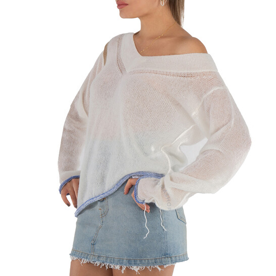Mm6 Maison Margiela V-Neck Sweater S52HN0002 8053460162766