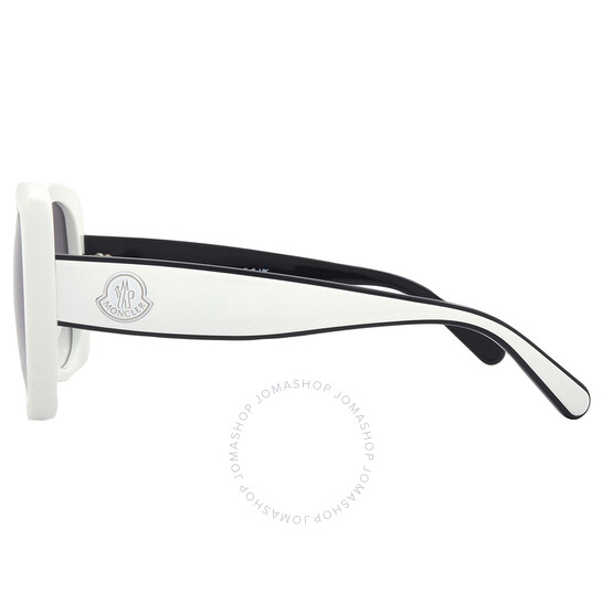 MONCLER スクエアフレムサンクラス ML0259 21B Moncler Blanche Smoke Gradient Square Ladies Sunglasses