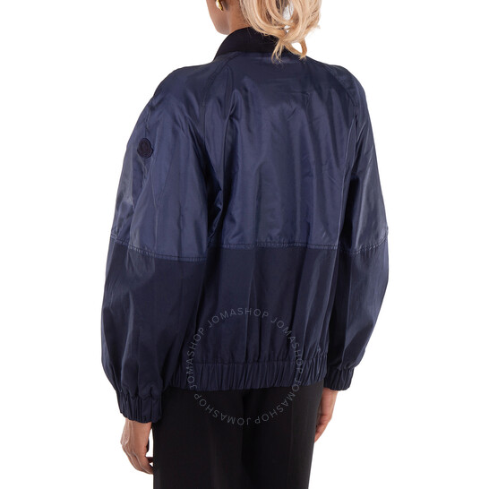 モンクレール /ブルネック/0/BLK F20931B51300 C0382 MONCLER (モンクレール) 切り替え フルジップ ニット ダウン