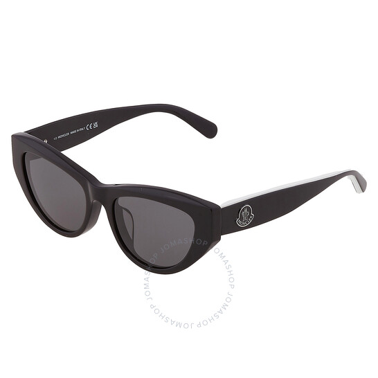 Moncler Modd Smoke Cat Eye Ladies Sunglasses ML0258-F 01A 53