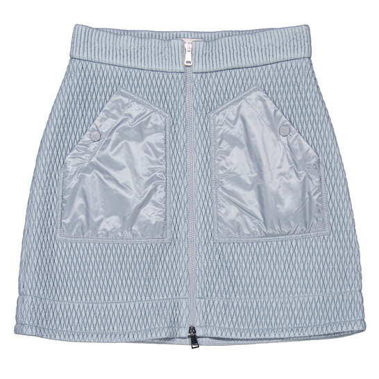 Moncler Nylon Leger Padded Mini Skirt, Brand Size 44 ( US
