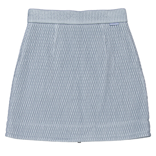 Moncler Nylon Leger Padded Mini Skirt, Brand Size 44 ( US