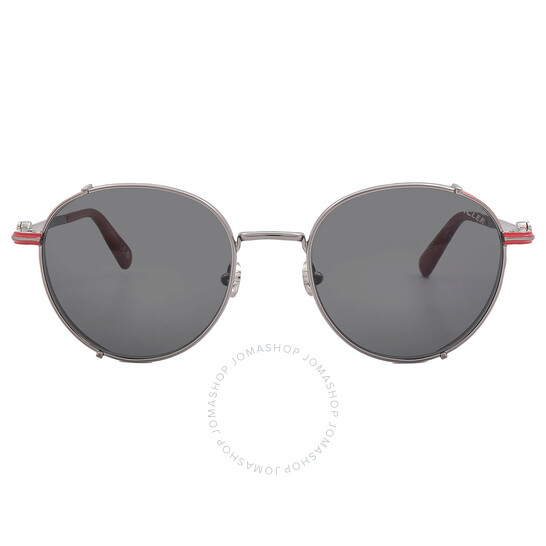 Moncler Owlet Smoke Round Unisex Sunglasses ML0286 014 50