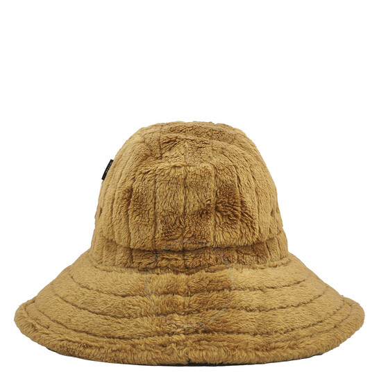 Moncler Quilted Faux-Fur Bucket Hat, Size Medium