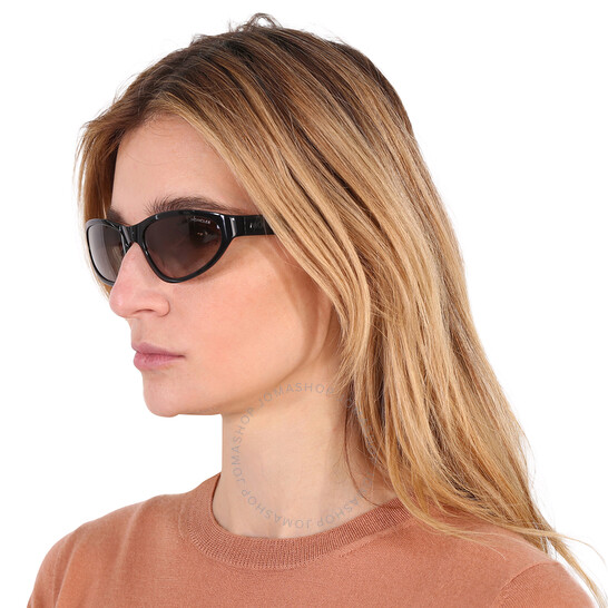 MONCLER キャットアイフレムサンクラス ML0115 25G Moncler Smoke Gradient Mask Ladies Sunglasses ML0115 005 59