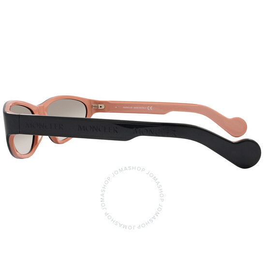 MONCLER キャットアイフレムサンクラス ML0115 25G Moncler Smoke Gradient Mask Ladies Sunglasses ML0115 005 59