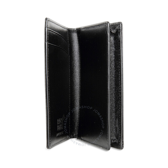 Montblanc Business Card Gusset Leather Wallet - Black 7167
