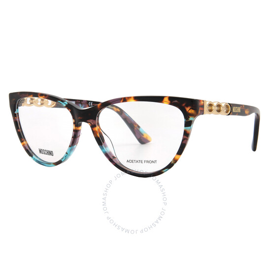 Mosa♡ New MOSCHINO MOS162/S 0MVUHA Grey Azure/Brown Gradient 54-22