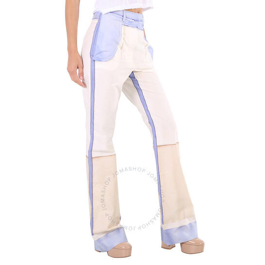 Moschino Ladies Multi-panel Design Trousers, Brand Size 40