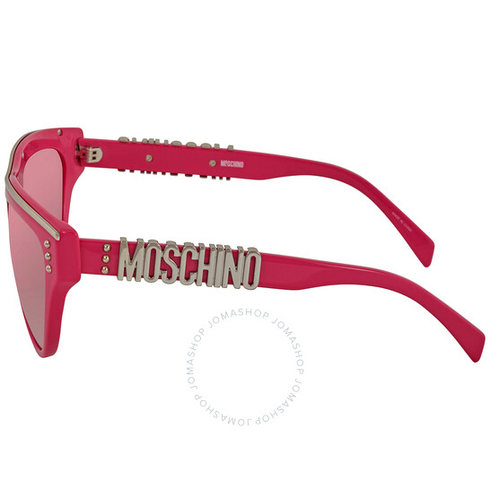 Moschino Unisex Pink Cat Eye Sunglasses MOS002/S0MU1VQ56